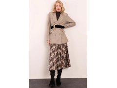 Dámská sukně hnědá BSL model 18318776 - FPrice