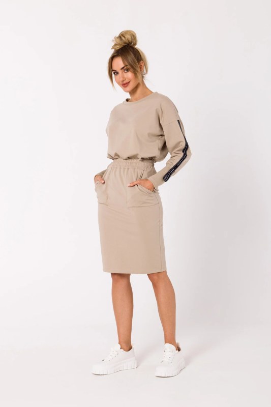 Dámská sukně model 20745486 béžová - Moe