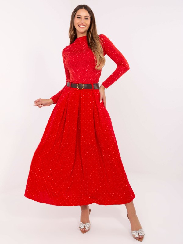 Dámská sukně DHJ SD model 21822089 Červená - FPrice - Dámské sukně