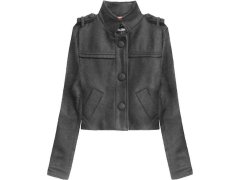 Dámská krátká bunda se stojáčkem model 9089974 - LJR 1