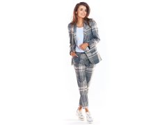 Dámské kalhoty model 18575058 Šedá mix - awama 1