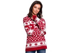 Dámský vánoční svetr model 20742943 - BeWear 4