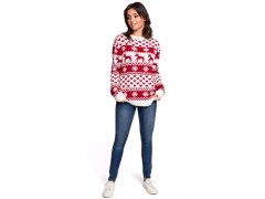Dámský vánoční svetr model 20742943 - BeWear 6