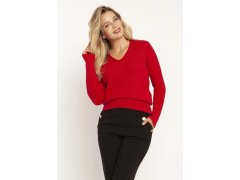 Dámský svetr s&nbsp;dlouhým rukávem Red model 18055830 - MKM design 2