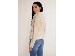 Dámská bunda kůže béžová model 18549803 - Monnari 1