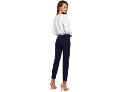 Dámské kalhoty model 18614642 tm. modré - Makover 5