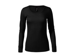 Dámské tričko s&nbsp;dlouhým rukávem Premium Merino Rise model 19499256 Černá - Malfini 8