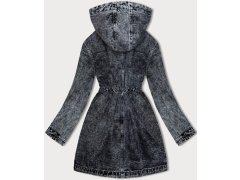 Černá džínová bunda s&nbsp;kapucí model 19760500 - Good looking 3