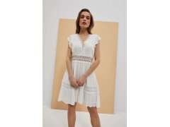 Dámské šaty model 21303075 bílé - MOODO 7