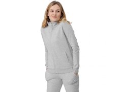 Dámská zateplená mikina W H4L22 model 20601286 27M šedá - 4F 2