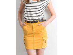 Sukně model 20612388 tmavě žlutá - FPrice 4