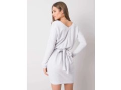 Dámské šaty RV SK model 20727673 světle šedé - Rue Paris 1