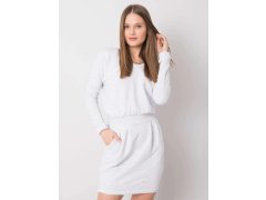 Dámské šaty RV SK model 20727673 světle šedé - Rue Paris 2