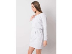 Dámské šaty RV SK model 20727673 světle šedé - Rue Paris 3