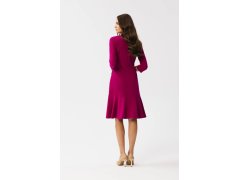 Dámské šaty model 20737337 bordó - STYLOVE 1