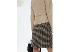 Elegantní koženková bunda model 20758822 béžová - Monnari 4