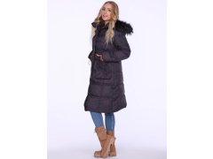 Dámský kabát Coat tmavě šedý model 20771772 - PERSO 4