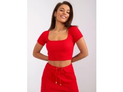 Dámské tričko TOP RV TS model 20776226 Červená - Rue Paris 4
