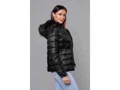 Černá krátká dámská zimní bunda model 20794881 - Good looking 8