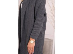 Svetr s&nbsp;netopýřími rukávy grafitový - Kesi 1