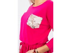 kapesní šaty fuchsiové model 20829252 - Kesi 3