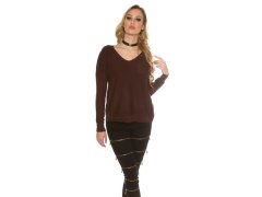 Trendy svetr model 20829253 se šňůrkami - Koucla 3