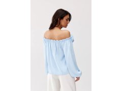 Halenka BLU0180 světle modrá - Roco Fashion 1