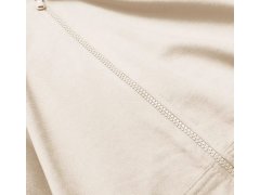 Dámská rozepínací mikina v&nbsp;barvě ecru model 20857719 - J.STYLE 2