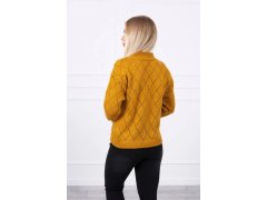 Svetr s&nbsp;vzorem 18 hořčice model 20863416 - Kesi 1