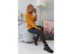 Svetr s&nbsp;vzorem 18 hořčice model 20863416 - Kesi 5
