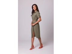Dámské šaty model 20878276 olivové - BeWear 2