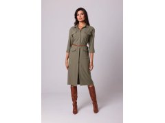 Dámské šaty model 20878276 olivové - BeWear 3