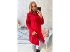 Tunika nadměrné velikosti model 20892368 červená - Kesi 4