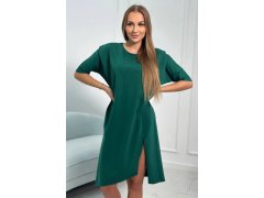 Dámské oversize šaty model 20965280 Tmavě zelená - Kesi 1