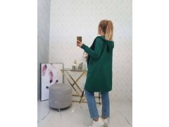 Zateplená bunda s kapucí model 20993383 tmavě zelená - Kesi 2