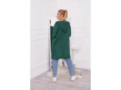 Zateplená bunda s kapucí model 20993383 tmavě zelená - Kesi 3
