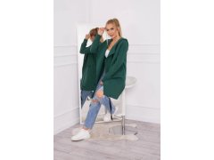 Zateplená bunda s kapucí model 20993383 tmavě zelená - Kesi 7
