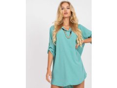 Dámské šaty volného střihu DHJ SK model 21095309 Mátová - FPrice 4
