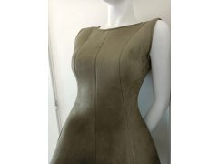 Dámské šaty model 21101166 olivové - Figl 1