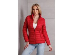 Červená dámská bunda se stojáčkem model 21135588 - Good looking 4