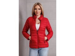 Červená dámská bunda se stojáčkem model 21135588 - Good looking 7