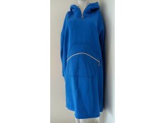 Dámská dlouhá teplá mikina model 21140216 modrá - FPrice 1