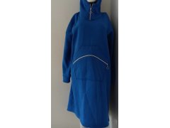 Dámská dlouhá teplá mikina model 21140216 modrá - FPrice 2