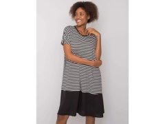 Dámské šaty model 21173168 Černá s&nbsp;bílou - FPrice 1
