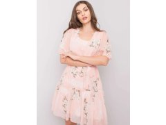 Dámské květované šaty LK SK model 21264587 Pudr růžová Lakerta - FPrice 2