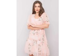 Dámské květované šaty LK SK model 21264587 Pudr růžová Lakerta - FPrice 3