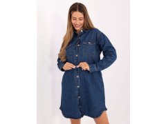 Dámské Jeans šaty model 21402157 Tmavě modrá - FPrice 3