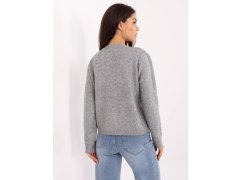 Dámský svetr PM SW model 21421644 Šedý s ecru - FPrice 1