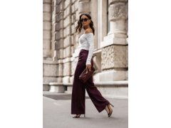 Dámské kalhoty model 21755603 Bordó - LaBalancia 2