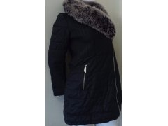 Dámská zimní bunda s&nbsp;kožíškem černá model 21758977 - Good looking 1